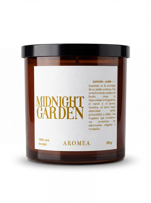 Midnight Garden Vela 250g / Ámbar